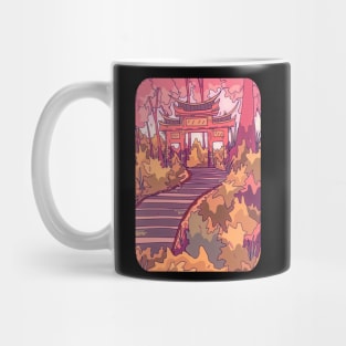 Forest summer path Mug